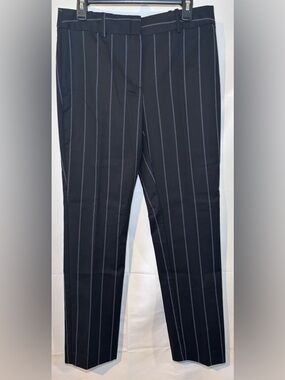 Liz Claiborne Audra Straight Leg Pin Striped Career Pants Size 6